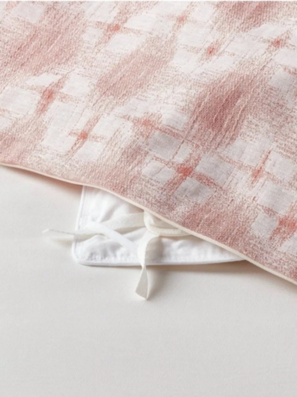 Threshold Yarn Dyed Cotton Duvet Cover Set - Pink